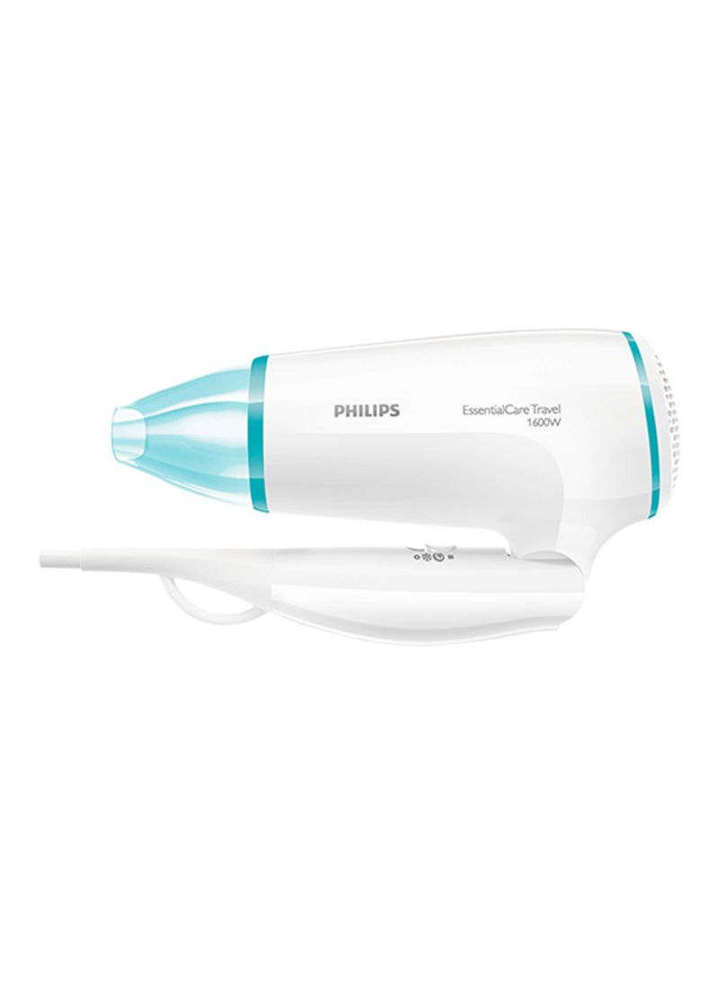 EssentialCare Travel Hairdryer White